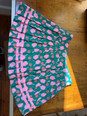 Judith March Pickleball Skirt with Pink & Coral Paddle Print